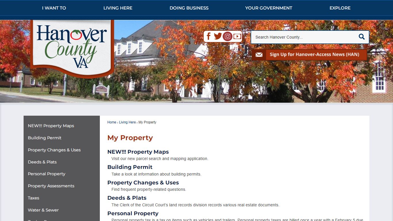 My Property | Hanover County, VA